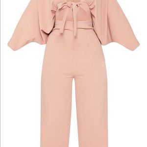 PLT plus size cutout jumper pink